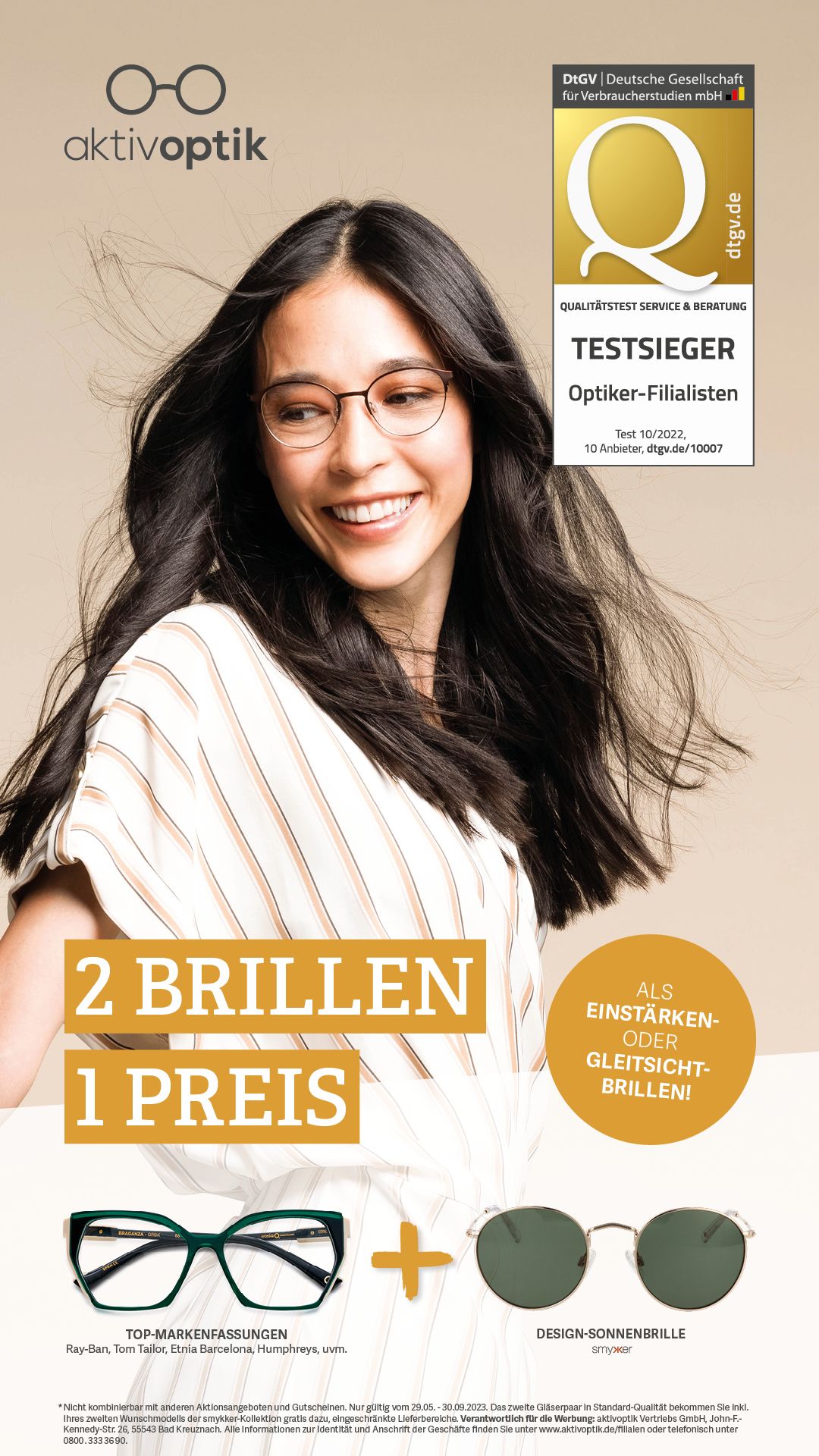 Aktivoptik Angebot 2 Brille 1 Preis