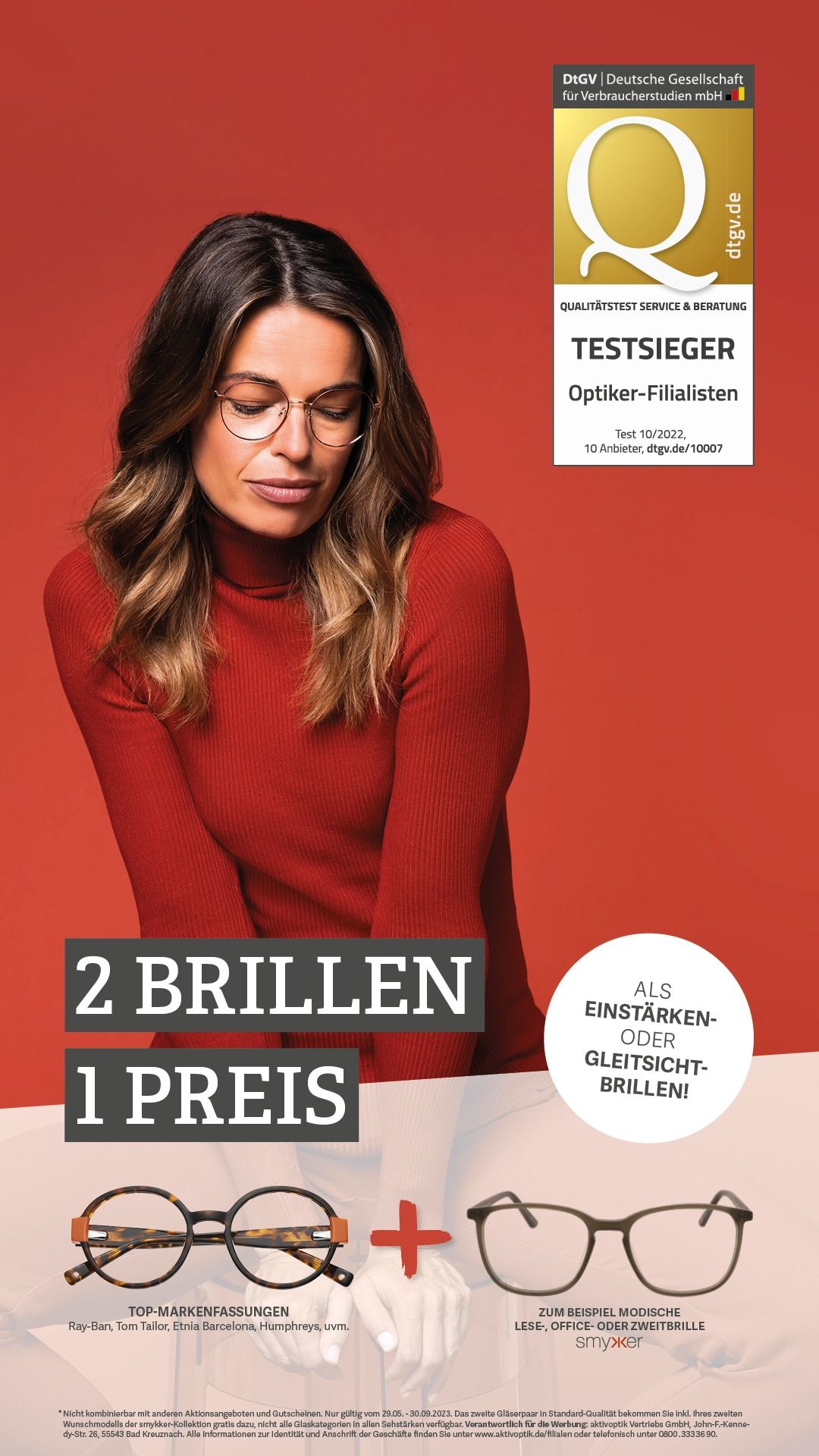 Aktivoptik Angebot 2 Brille 1 Preis